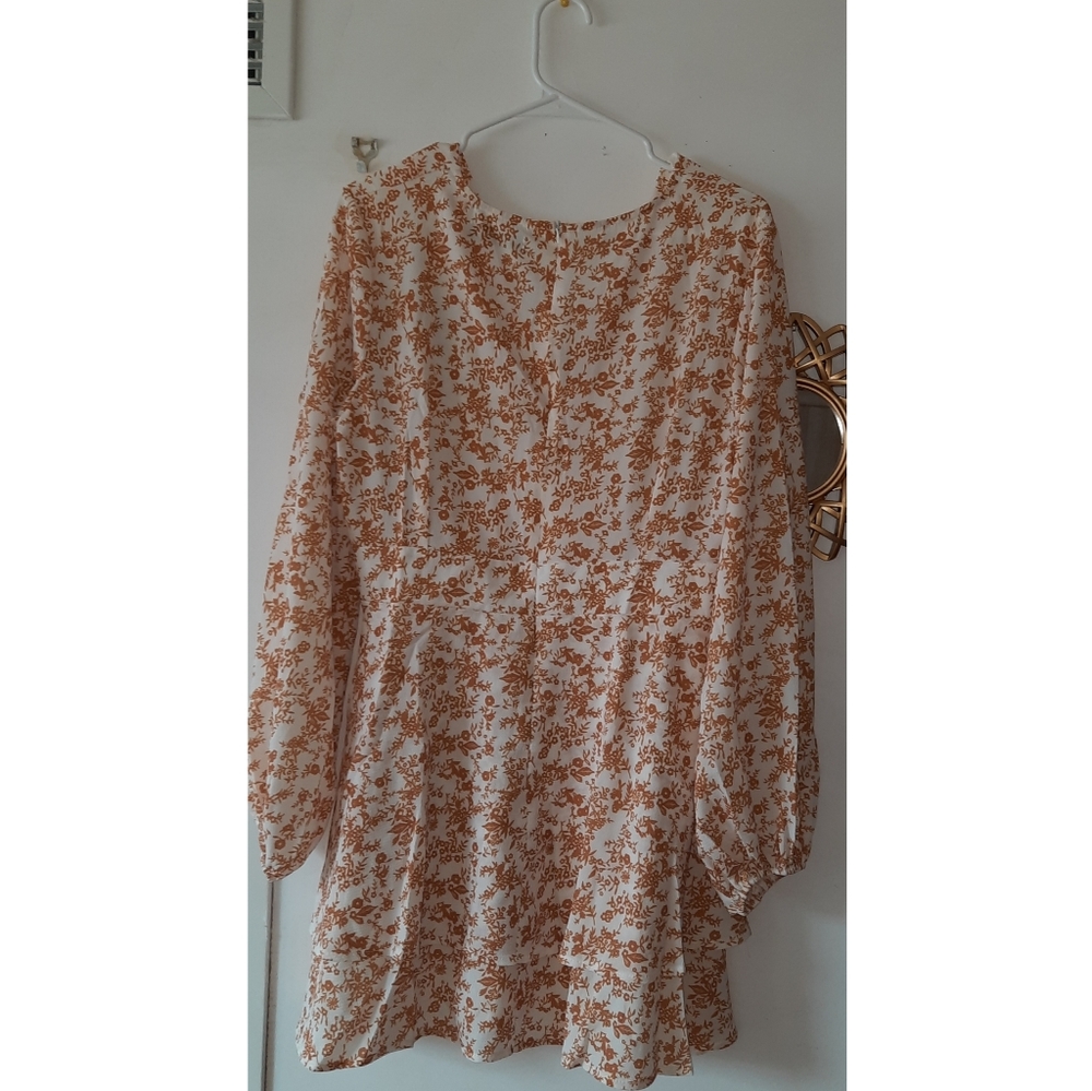 CBR Brown and White Mini Dress